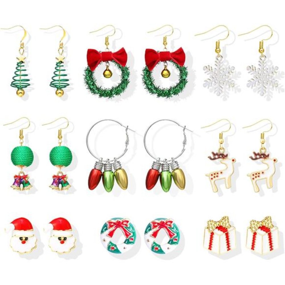 Christmas Earrings for Women Christmas Jewelry for Women Christmas Gift for Teen